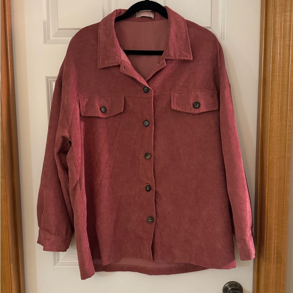 C+D+M Collection - Pink - Corduroy Top